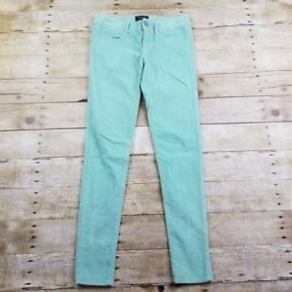 AE Mint Corduroy Skinny Jeans - Picture 2 of 6